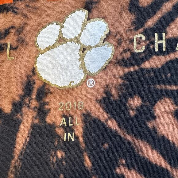 Nike cClemson Tigers Ring Season Tie Dye Shirt Size XXL - Picture 7 of 8